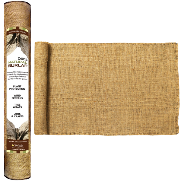 Natural Burlap 3 ft. W X 24 ft. L Burlap Landscape Fabric