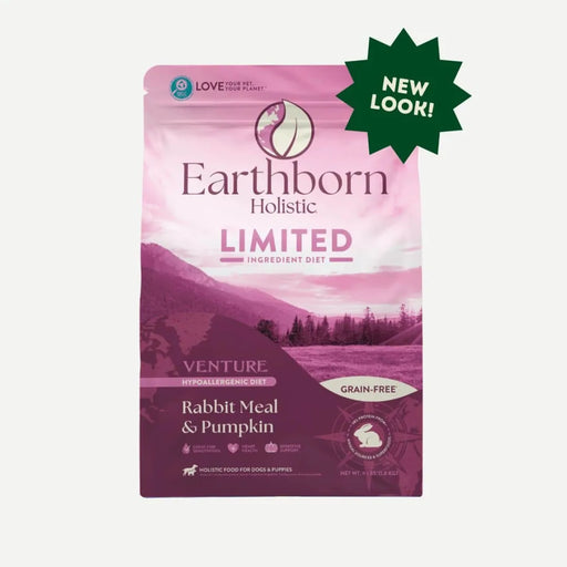 Earthborn Holistic Limited Ingredient Hypoallergenic Diet (Venture) Rabbit Meal & Pumpkin
