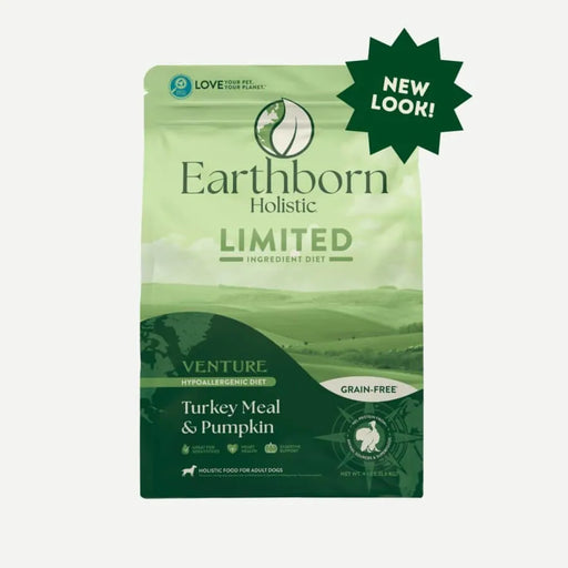 Earthborn Holistic Limited Ingredient Hypoallergenic Diet (Venture) Grain Free Turkey Meal and Butternut Squash Dry Dog Food