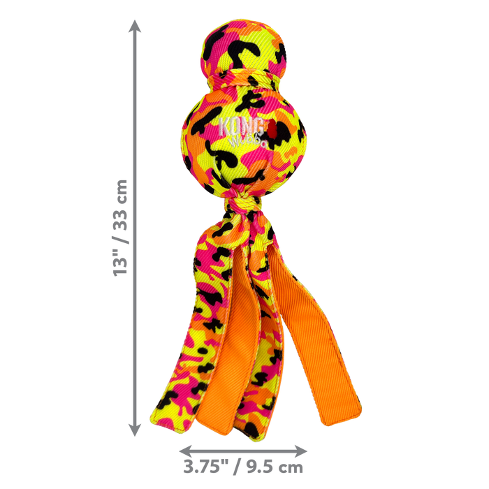 KONG KONG Ballistic High Viz Wubba, Large Dog Toy