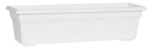 Countryside Flower Box Planter, White