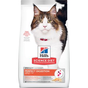 Hill's Science Diet Adult Perfect Digestion Salmon, Dry Cat Food