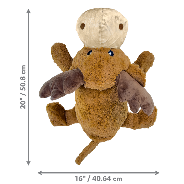 KONG Cozie Jumbo Marvin Moose Dog Toy, Extra Large