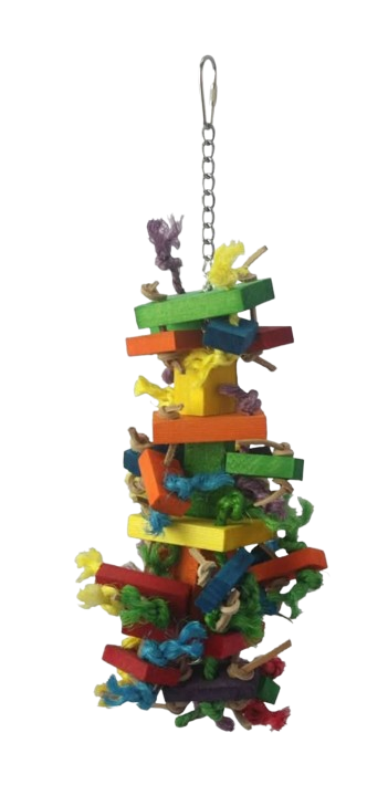 Small Cluster Blocks Bird Toy