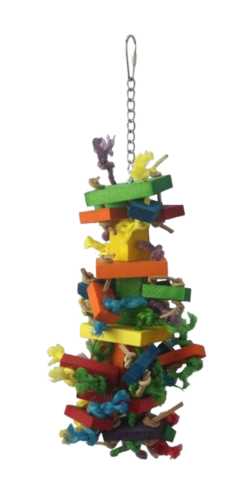 Small Cluster Blocks Bird Toy