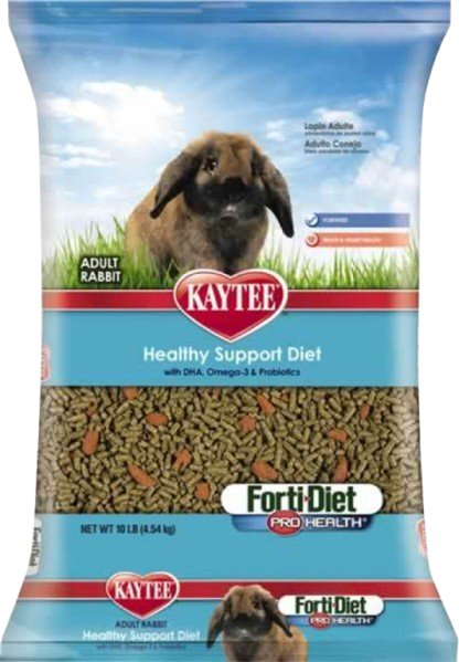 Kaytee Forti-Diet Pro Health Adult Pet Rabbit Food, 10lbs