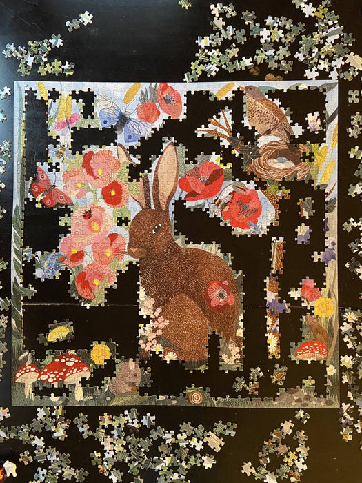 Poppy Bunny 1000 Piece Puzzle