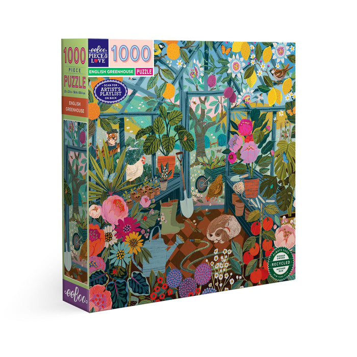 English Greenhouse 1000 Piece Puzzle