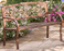 Coneflower Steel Bench