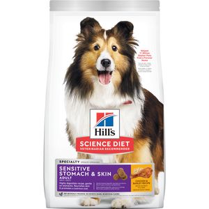 Hill's Science Diet Adult Sensitive Stomach & Skin Dry Dog Food, Chicken Recipe
