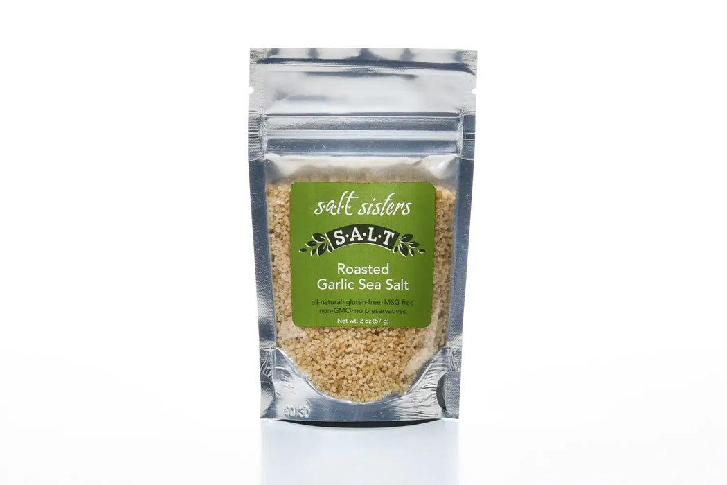 All-Natural Sea Salt - Roasted Garlic - 2 oz