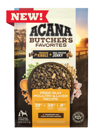 ACANA Butcher's Favorites™, Free-Run Poultry & Liver Recipe Dry Dog Food