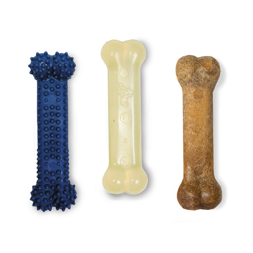 Nylabone Healthy Edibles and Flexi Chew Value Pack Dog Treat, Extra Small/Petite, up to 15lbs