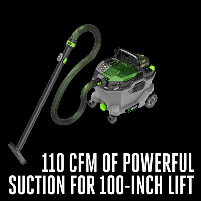 NEW! EGO POWER+ 9 Gallon Wet/Dry Vacuum (Battery & Charger Included)