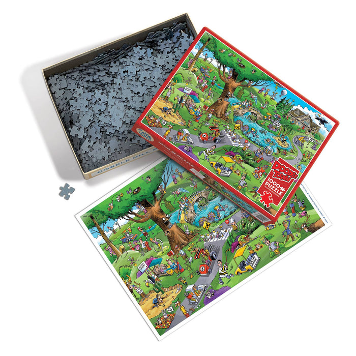 DoodleTown: Par for the Course 1000pc puzzle