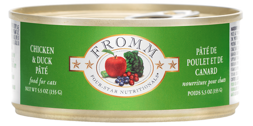 Fromm Four Star Chicken & Duck Pate Canned Cat Food, 3oz