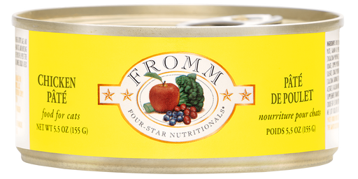 Fromm Four Star Chicken Pate Canned Cat Food, 3oz