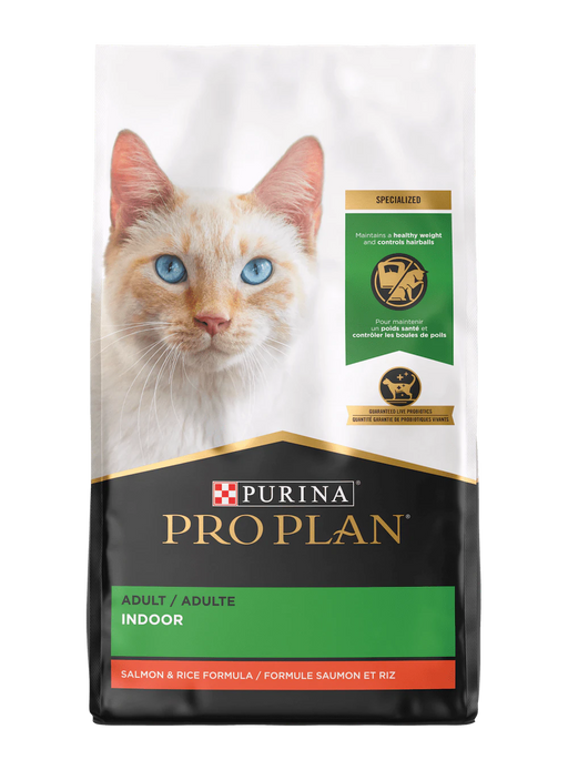 Purina Pro Plan Adult Indoor Salmon & Rice Formula Cat Food, 7lb