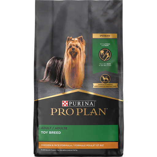 Purina Pro Plan Adult Toy Breed Chicken & Rice Formula Dog Food, 5lb