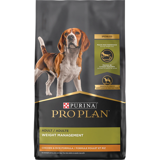 Purina Pro Plan Adult Weight Management Chicken & Rice Formula Dry Dog Food, 6lb