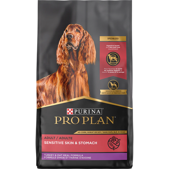 Purina Pro Plan Sensitive Skin & Stomach Turkey & Oatmeal Dry Dog Food