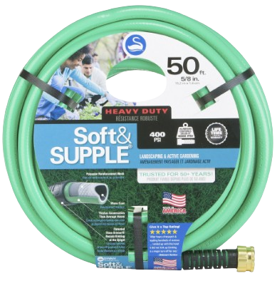 Swan Soft & Supple Premium Rubber Vinyl Garden Hose