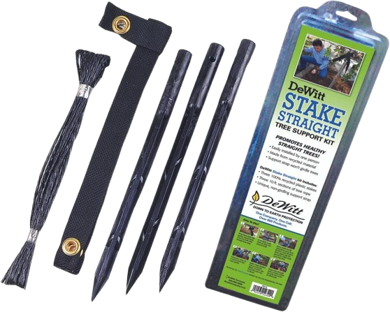 Stake Straight Tree Support Kit, 15 in