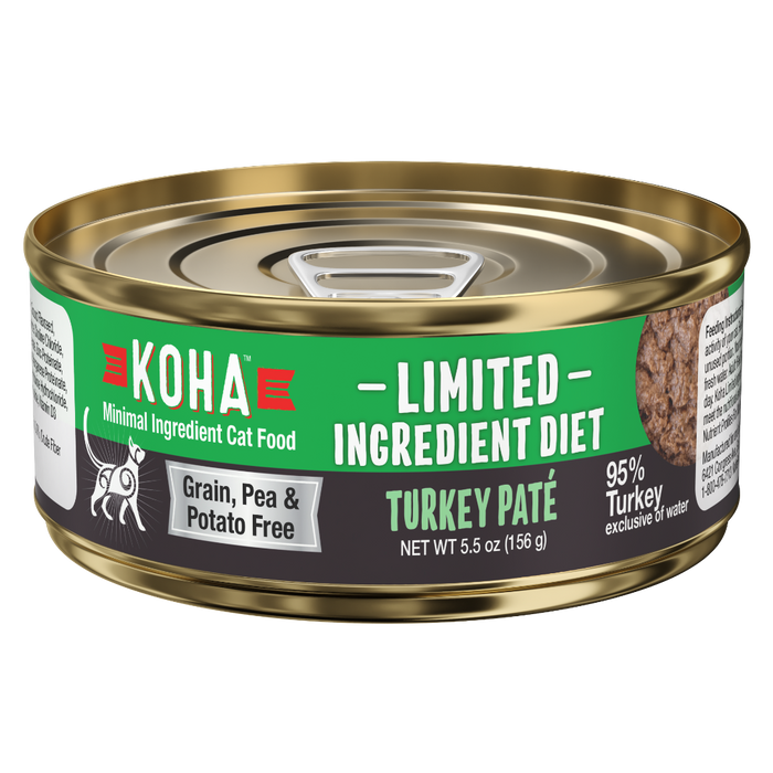 KOHA Limited Ingredient Diet Turkey Pâté Canned Cat Food, 3oz