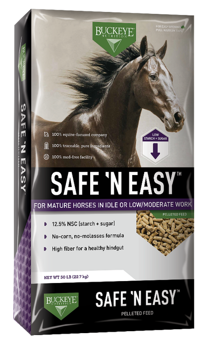 Buckeye Nutrition SAFE 'N EASY™ Performance Pelleted Feed