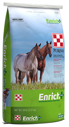 Purina® Enrich Plus® Ration Balancing Horse Feed