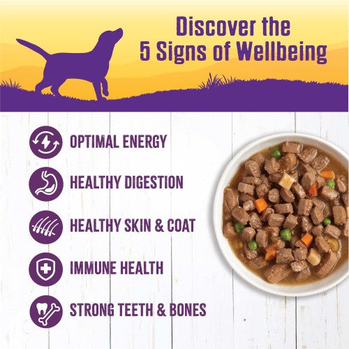 Wellness Grain Free Natural Chicken Stew with Peas and Carrots Wet Canned Dog Food