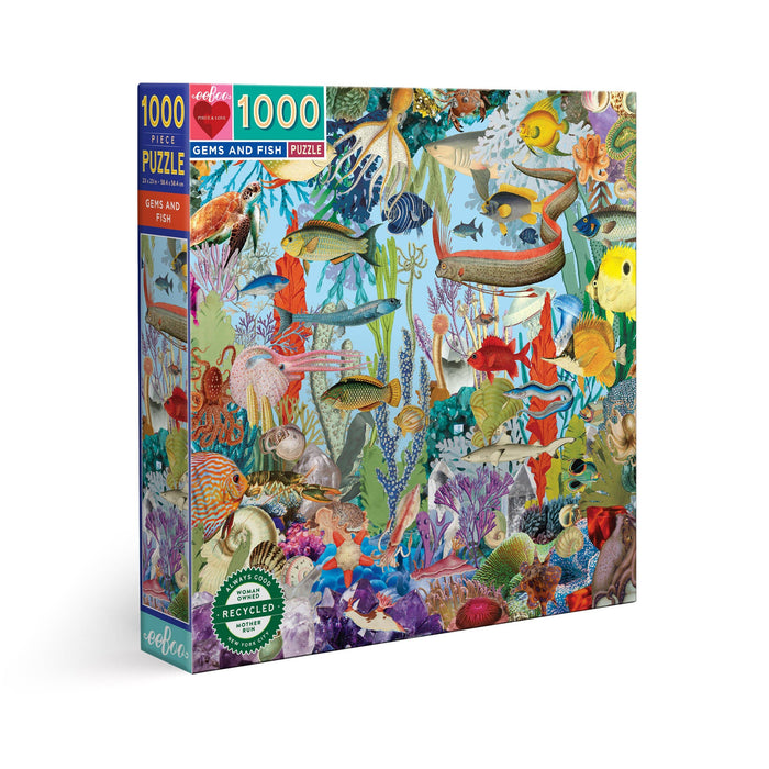 Gems and Fish 1000 Piece Puzzle