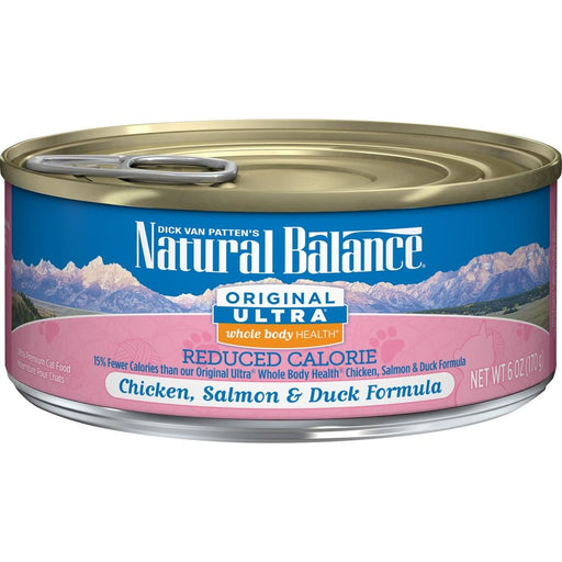 Natural Balance Original Ultra Whole Body Health Reduced Calorie Formula Canned Cat Food