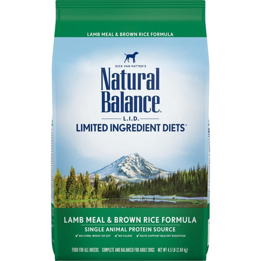 Natural Balance L.I.D. Limited Ingredient Diets Lamb Meal & Brown Rice Dry Dog Food