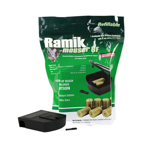 Ramik Mouser RF Refillable Bait Station, 8-count