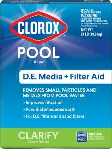 Clorox Filter Aid, Solid, 24 lb