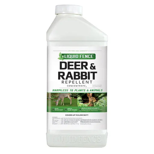 Liquid Fence Deer & Rabbit Repellent Concentrate, 40oz