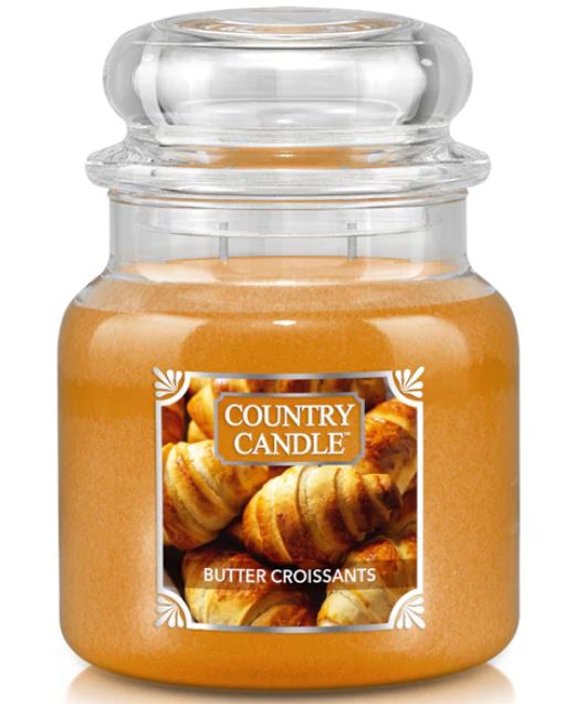 Country Candle by Kringle, Butter Croissants, 2-wick Jars