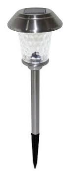 Living Accents Silver Solar Powered LED Pathway Light, 5 lumen, 1 pk