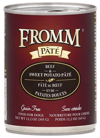 Fromm Grain Free Beef & Sweet Potato Pâté Canned Dog Food