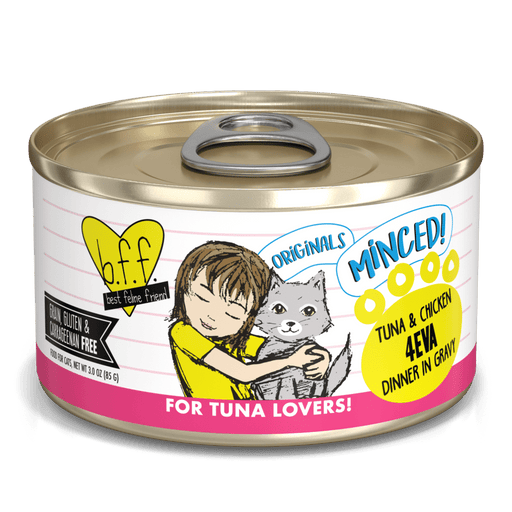 Weruva BFF Tuna & Chicken 4Eva, Tuna & Chicken Dinner in Gravy (3.0 oz Can)