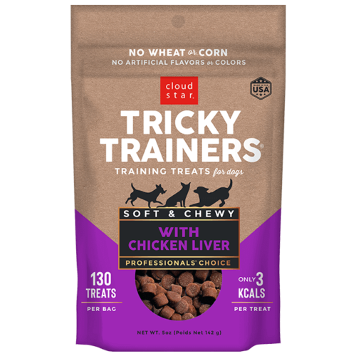 Cloud Star Chewy Tricky Trainers Chicken Liver Chewy Dog Treats