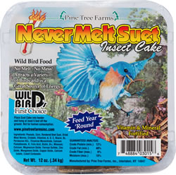 Never Melt Suet Insect Cake 12 oz.