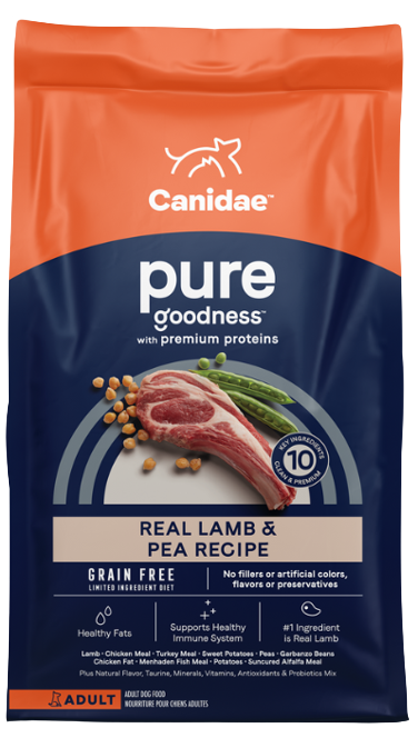Canidae Grain Free PURE Goodness Lamb & Pea Recipe Dry Dog Food