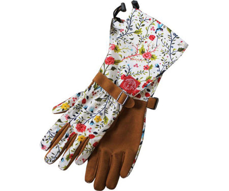 Garden of Paradise Arm Saver Garden Gloves (Medium - Floral)