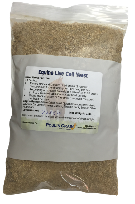 Poulin Grain Equine Live Cell Yeast, 1 lb