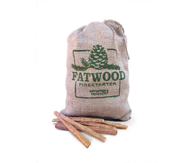 Fatwood Firestarters - Burlap Bag (8 lb.)