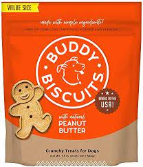 Cloud Star Buddy Biscuits Oven Baked Peanut Butter Crunchy Dog Treats