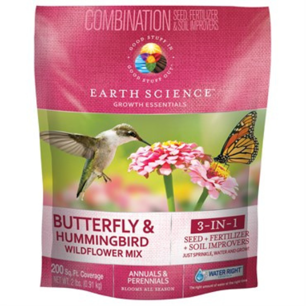 Butterfly and Hummingbird Wildflower Mix - 2lb - 200sq ft Coverage Area