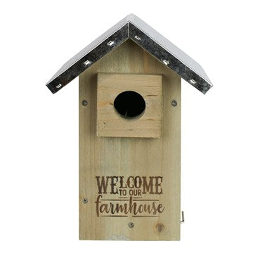 Nature's Way® Galvanized Weathered Bluebird House